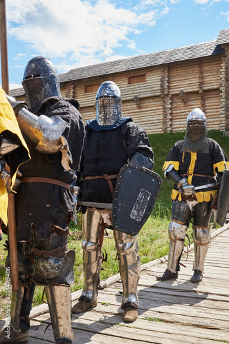 Armor of participants in the competition for the Medieval Battle