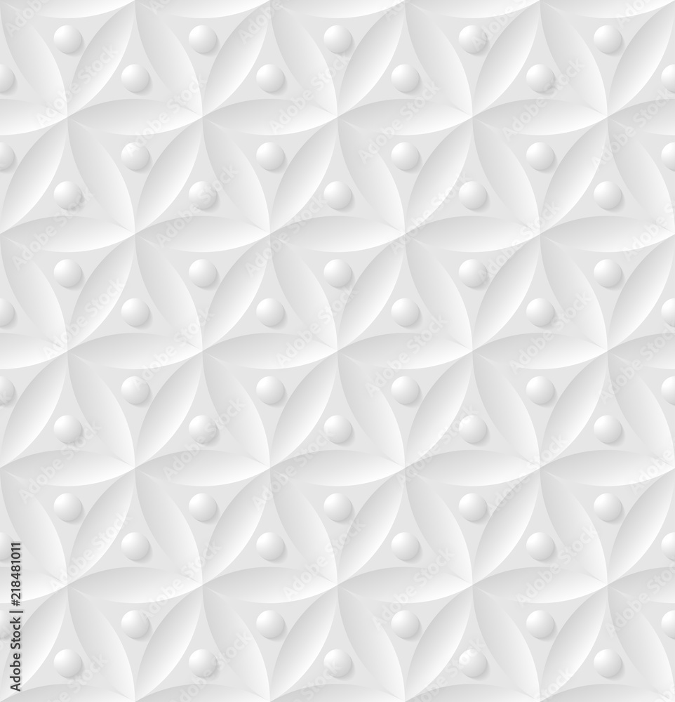 Vector modern seamless pattern. Volumetric geometric pattern Vector modern seamless pattern. Volumetric geometric pattern