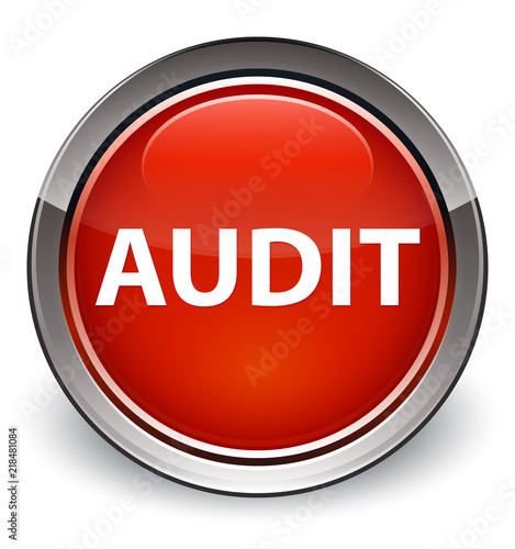 Audit optimum red round button