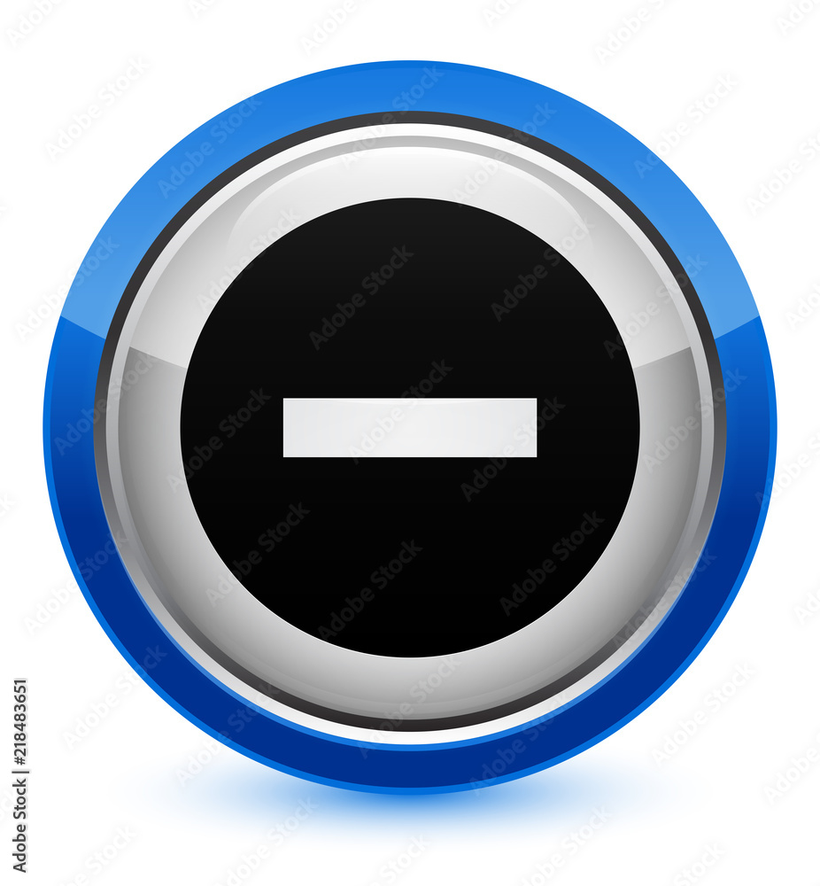 Cancel icon crystal blue round button Cancel icon crystal blue round button