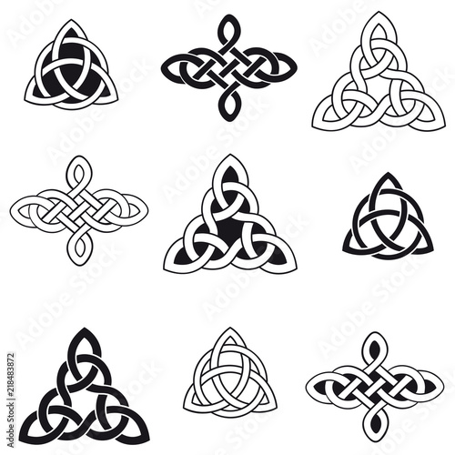 Celtic Knots silhouettes walltattoos collection 