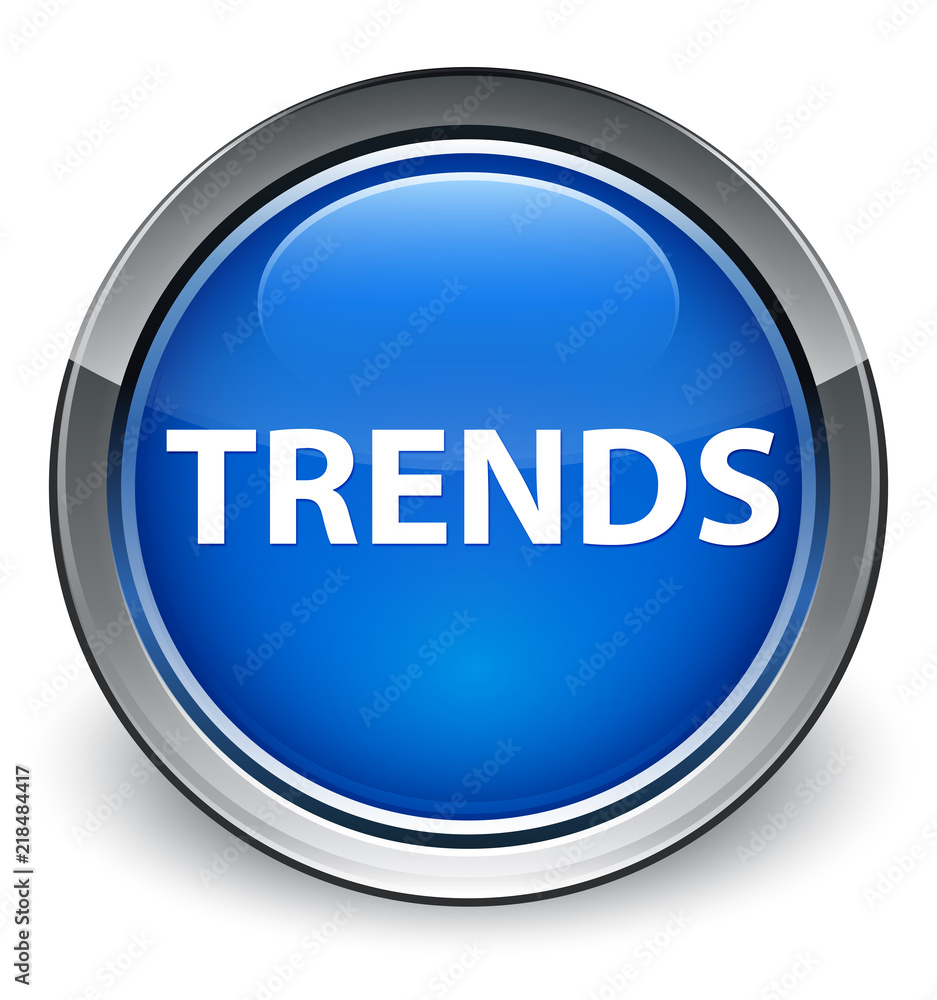 Trends optimum blue round button Trends optimum blue round button