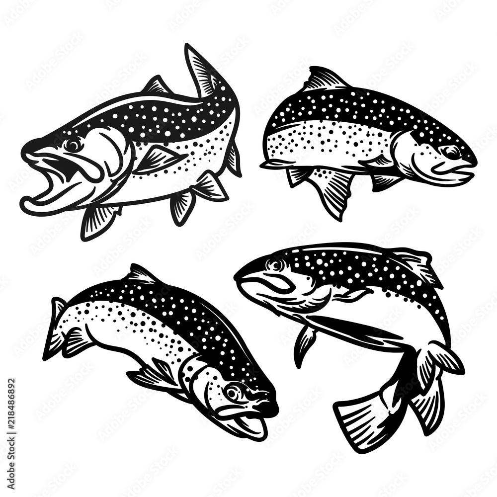 illustration for fishing logo. Fisherman logo. Fishing logo illustration for fishing logo. Fisherman logo. Fishing logo
