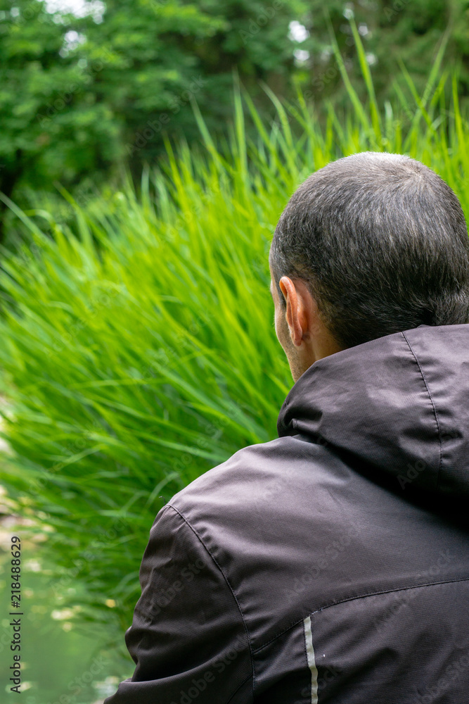 nature, Botanical garden, man from the back nature, Botanical garden, man from the back