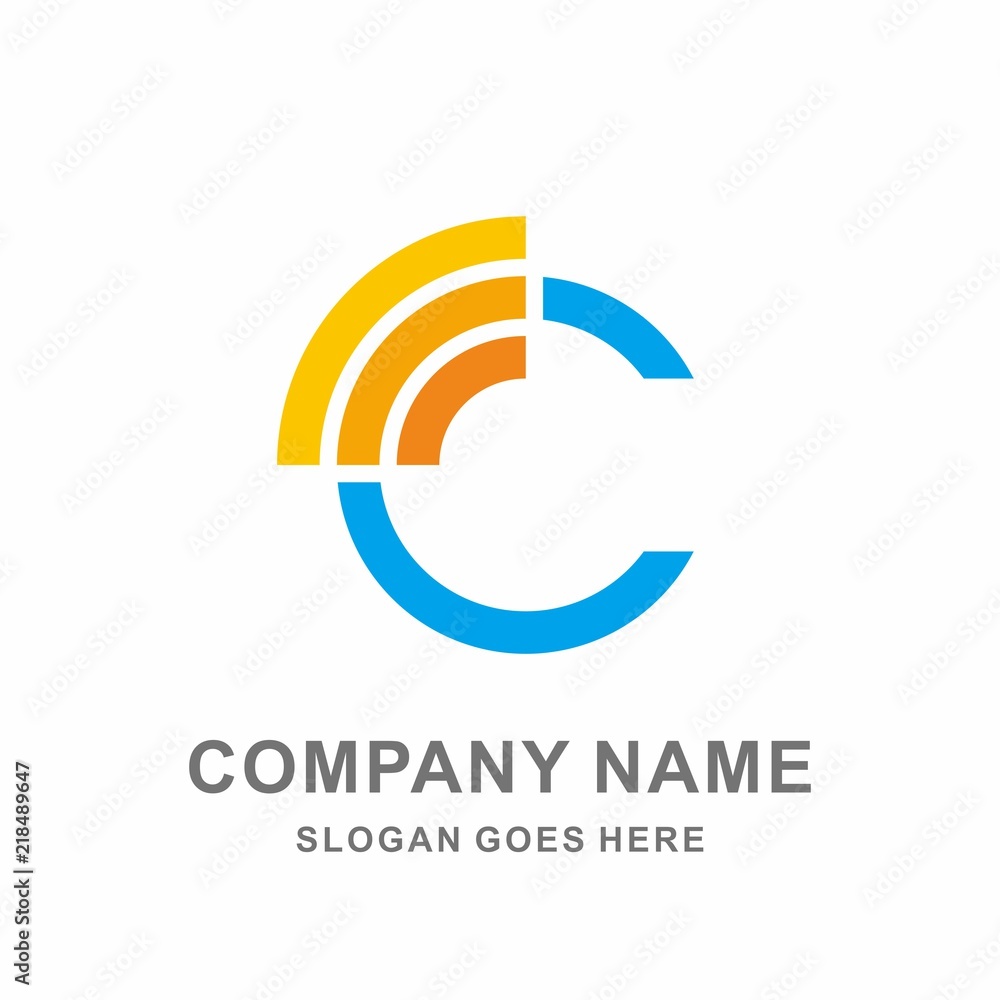 Monogram Letter C Infinity Circle Digital Link Connection Technology Computer Business Company Stock Vector Logo Design Template Monogram Letter C Infinity Circle Digital Link Connection Technology Computer Business Company Stock Vector Logo Design Template