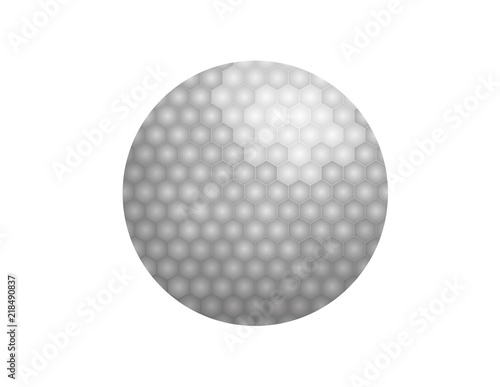 golf ball vector