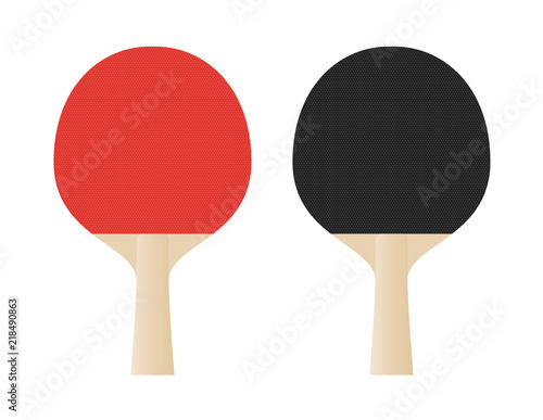 ping pong rackets vector
