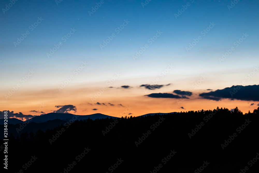 Obraz premium Abendhimmel