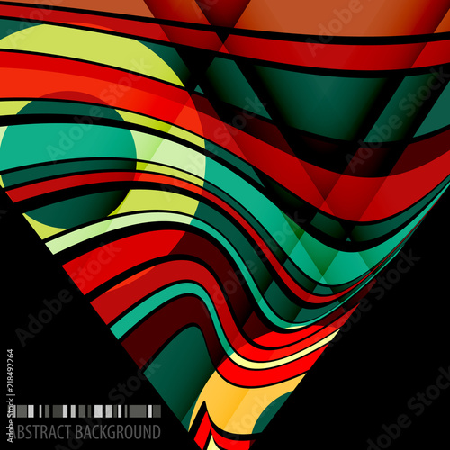 Geometric colorful abstract background