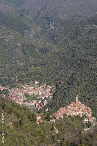 Pigna and Castelvittorio ancient villages, Province of Imperia, Italy