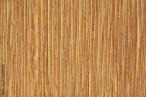Dry reed wall as background. Texture with space for design