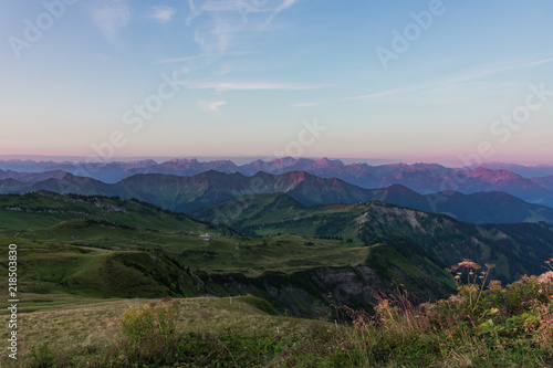 Mountain tops in Austria