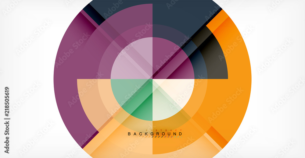 Vector circle abstract background Vector circle abstract background