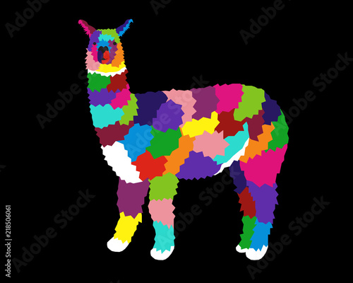 Colorful Animal Pop Art Poster Illustration Graphic Design © toonandlogo