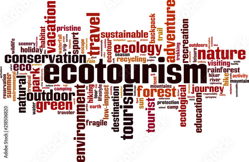 Ecotourism word cloud