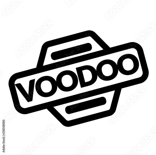voodoo black stamp