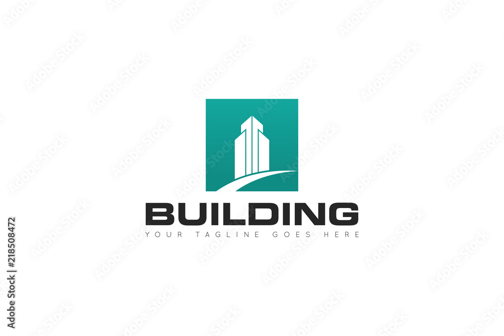 building logo and icon design Template building logo and icon design Template