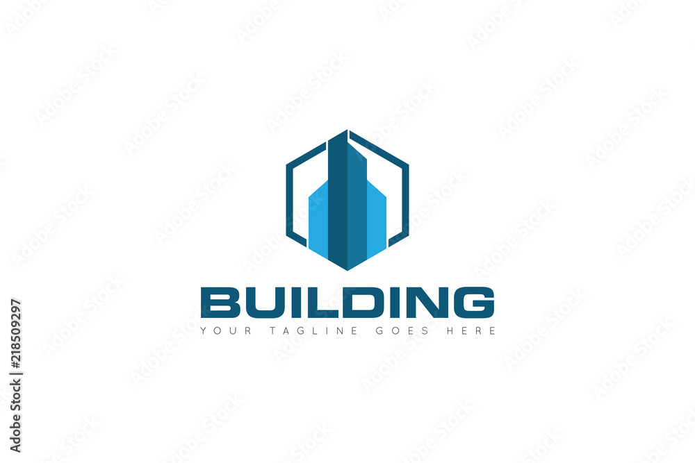 building logo and icon design Template building logo and icon design Template