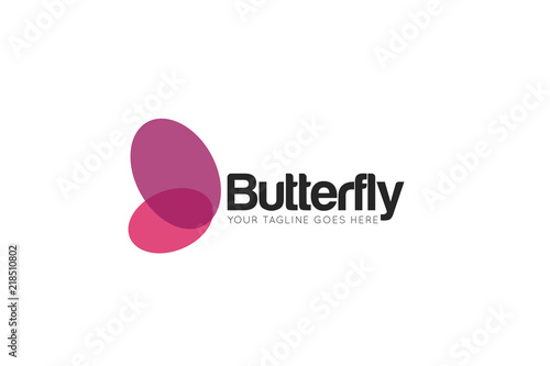 butterfly logo and icon Vector design Template. Vector Illustrator Eps.10