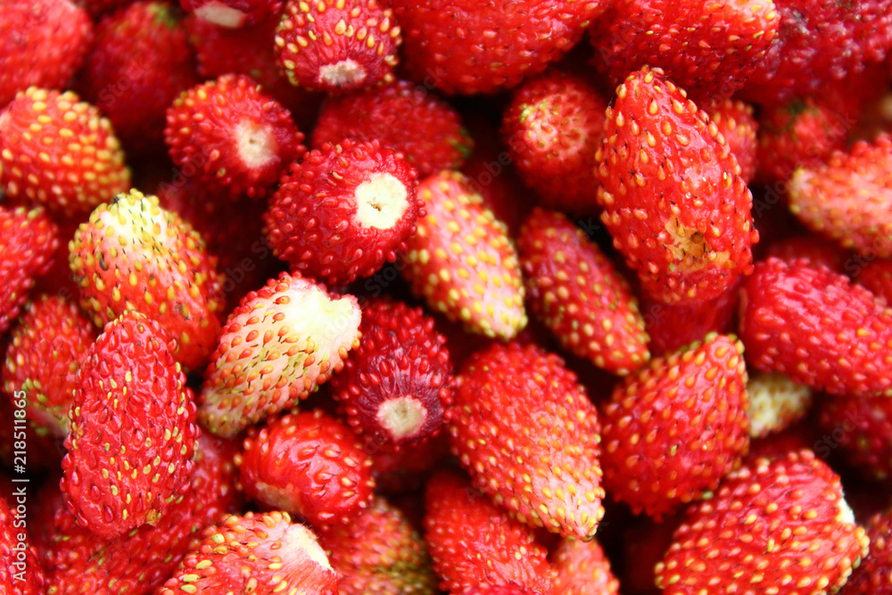 Fresh strawberries. Close-up. Background. Texture. Fresh strawberries. Close-up. Background. Texture.
