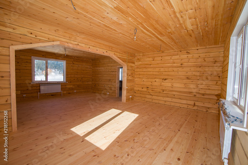 Natural wood interior
