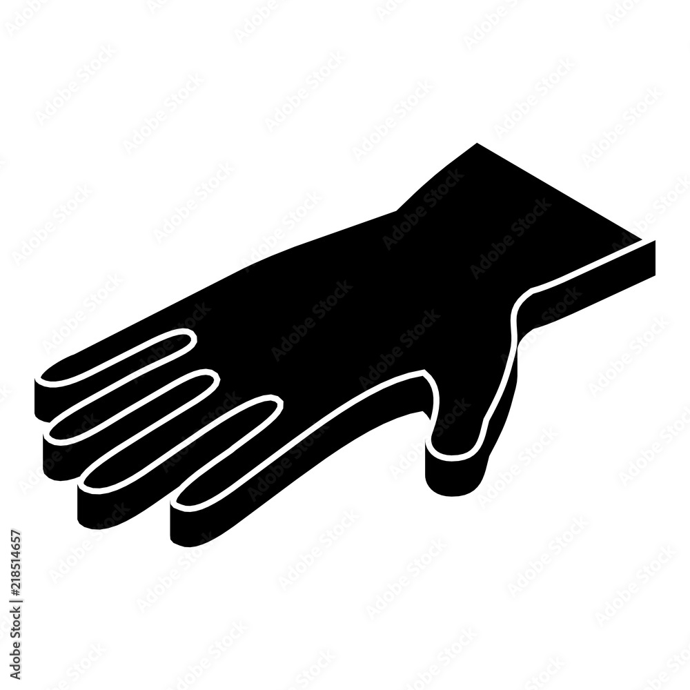 Welding gloves icon. Simple illustration of welding gloves vector icon for web Welding gloves icon. Simple illustration of welding gloves vector icon for web
