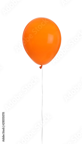 Color balloon on white background. Celebration time