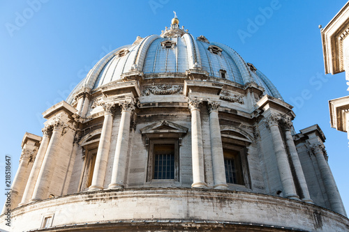 Dome of St. Peter's basilica particular, Vatican City