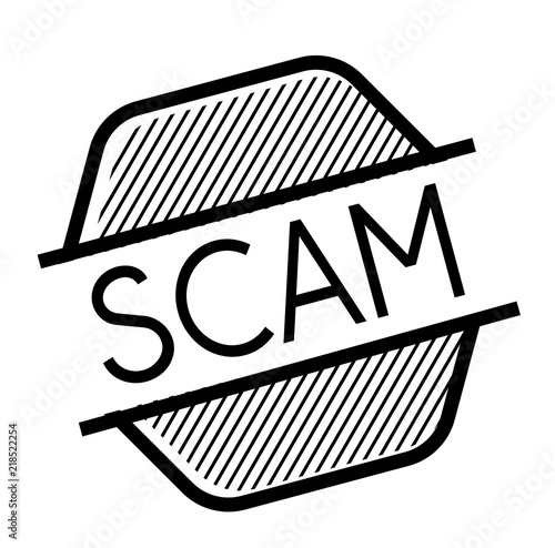 scam black stamp
