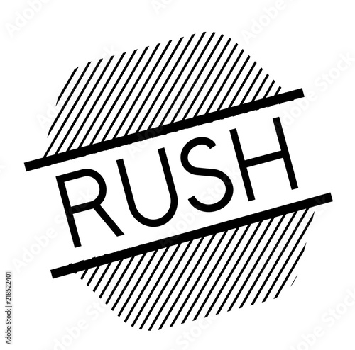 rush black stamp