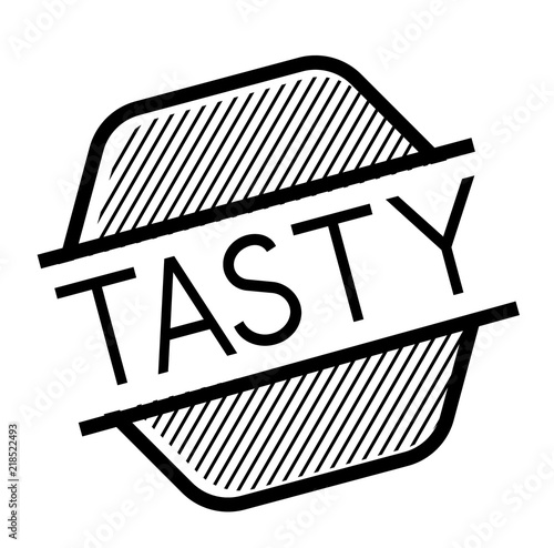 tasty black stamp