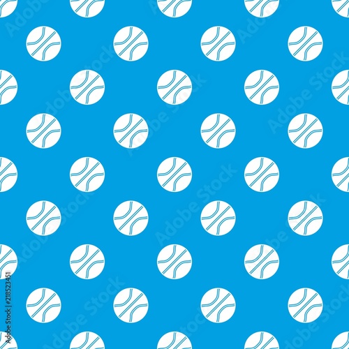 Basketball ball pattern repeat seamless in blue color for any design. Vector geometric illustration