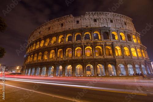 Colosseum Italy at Night 