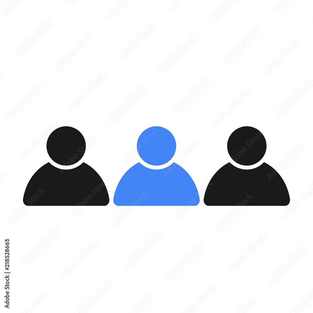 Social group of people. Leader in the team Social group of people. Leader in the team
