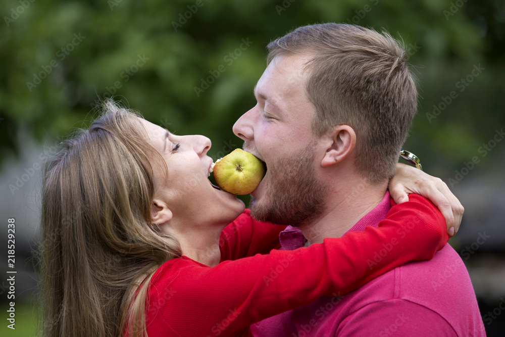 love, romantic dating Profile picture of happy young couple and