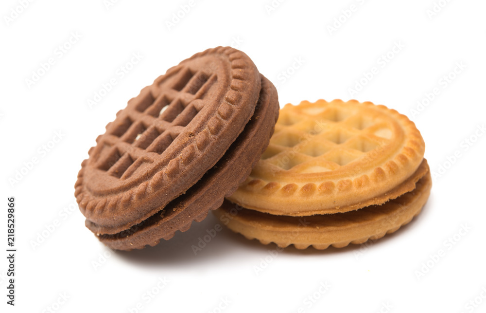 sandwich cookies isolated sandwich cookies isolated