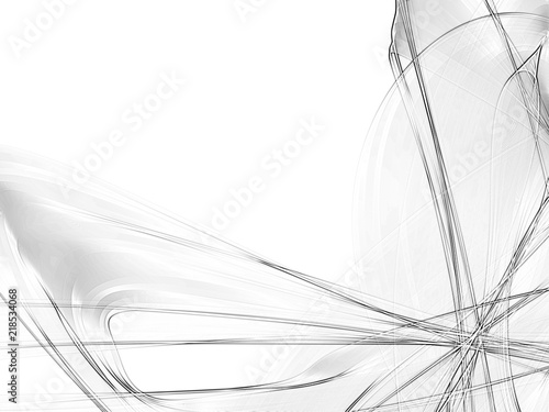 Abstract black and white sketch draw background