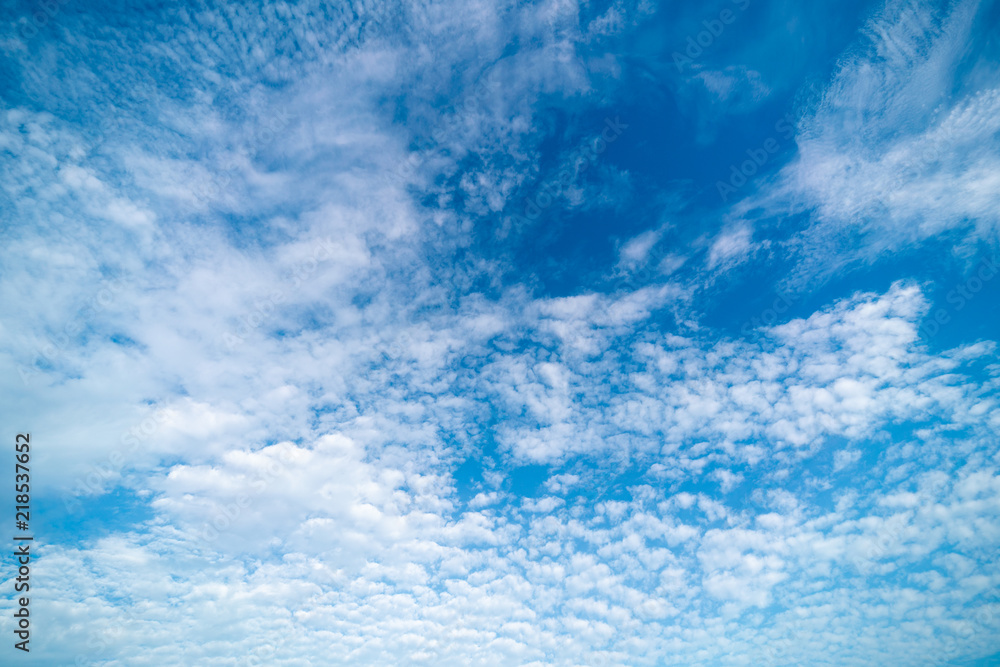 Clear blue sky with clouds background Clear blue sky with clouds background