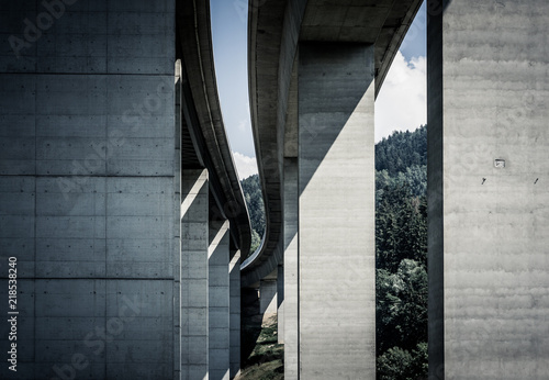 Autobahnbrücke in Kärnten A2 Südautobahn