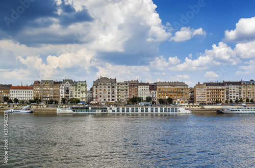 Embankment of the Danube River, Budapest, Hungary