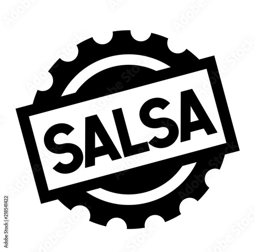 salsa black stamp