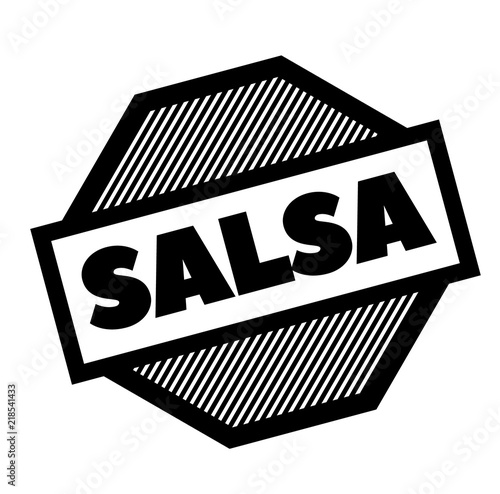 salsa black stamp