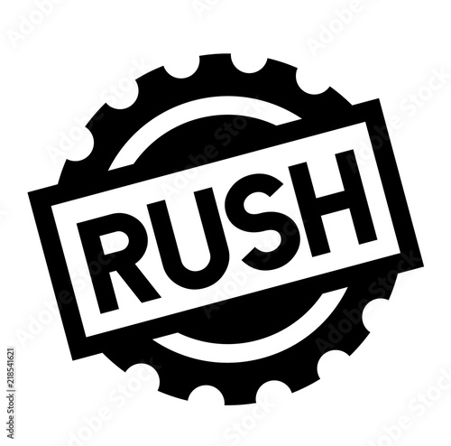 rush black stamp