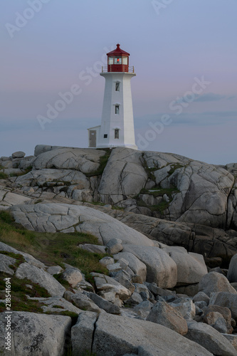 Peggy's Point Lighthouse at Peggy's Cove in Nova Scotia