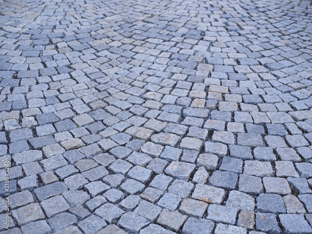 Historisches Kopfsteinpflaster in der Altstadt Historisches Kopfsteinpflaster in der Altstadt