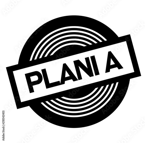 plan a black stamp