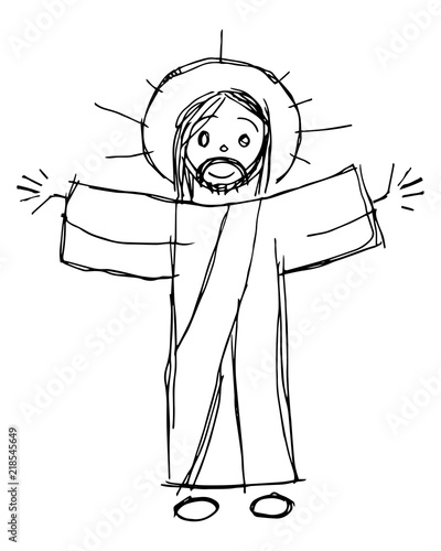 Jesus Christ childish style