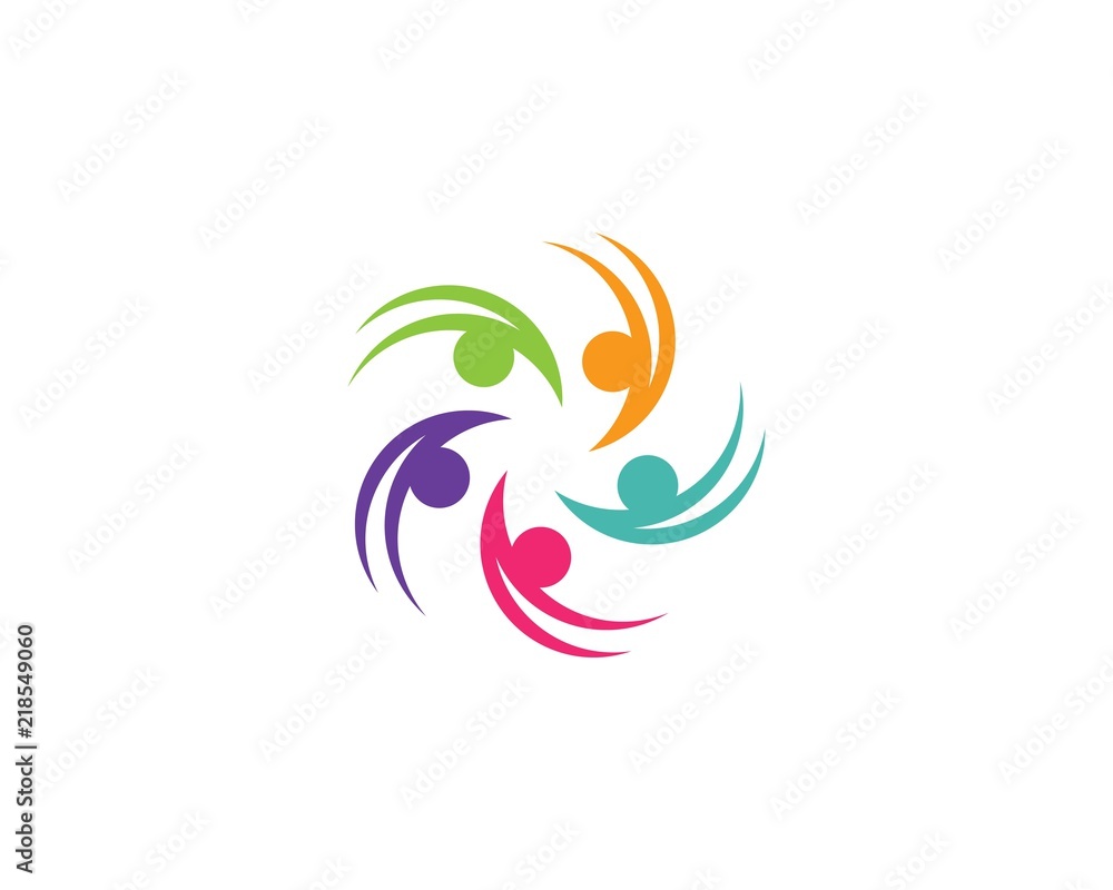 community care Logo template community care Logo template