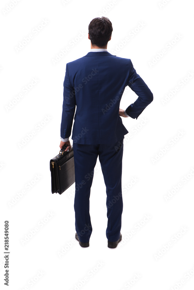 Young businessman isolated on white background Young businessman isolated on white background