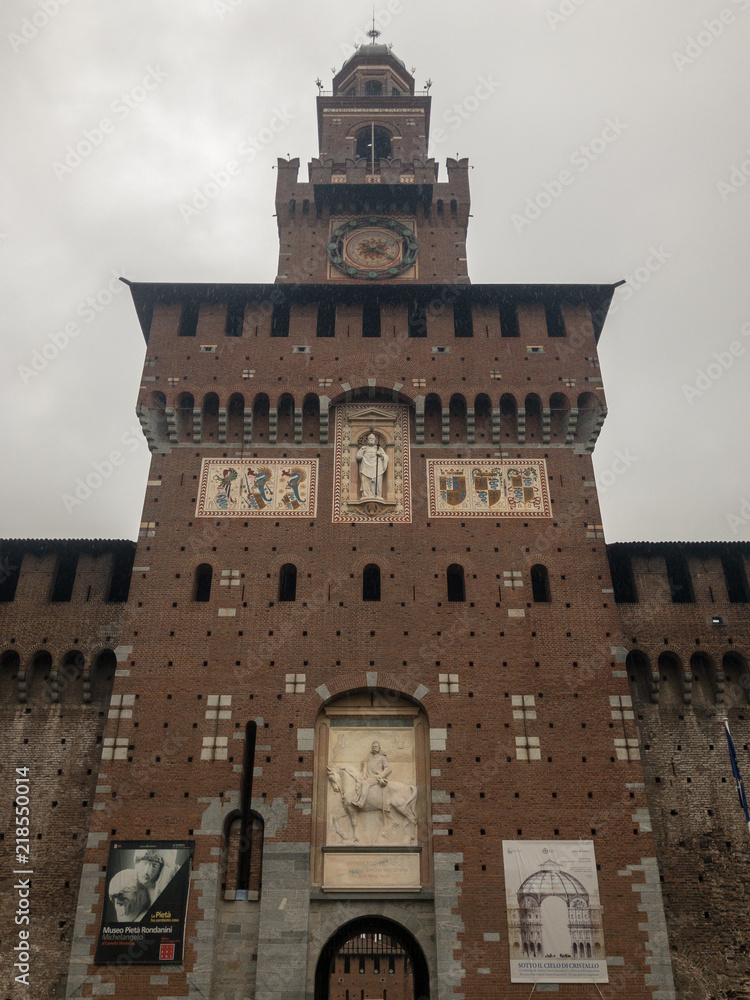 Sforza Castle (Castello Sforzesco) - Milan, Italy